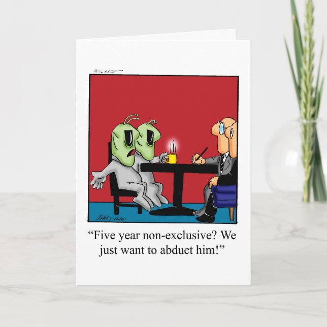 Funny Missing You Greeting Card (Front)