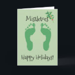 Funny Mistletoes Christmas Holiday<br><div class="desc">This design was created from my one-of-a-kind fluid acrylic painting. It may be personalised by clicking the customise button and changing the name, initials or words. You may also change the text colour and style or delete the text for an image only design. Contact me at colorflowcreations@gmail.com if you with...</div>