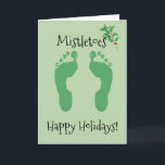 Funny Mistletoes Christmas Holiday<br><div class="desc">This design was created from my one-of-a-kind fluid acrylic painting. It may be personalised by clicking the customise button and changing the name, initials or words. You may also change the text colour and style or delete the text for an image only design. Contact me at colorflowcreations@gmail.com if you with...</div>