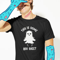 Funny Modern Cute Halloween Boo Sheet Ghost
