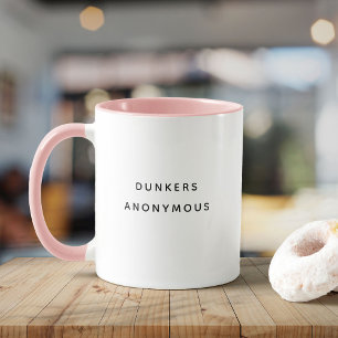 Funny Modern Dunkers Anonymous Cookie Lover  Mug