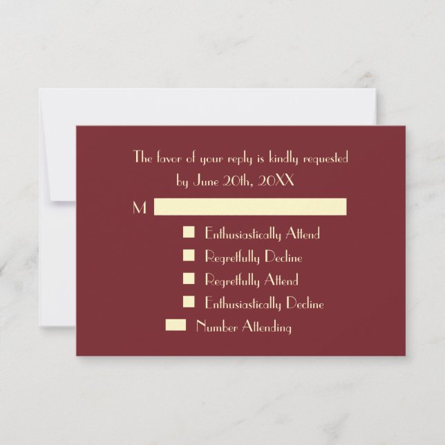 Funny Modern Personalised Party RSVP Invitation (Front)