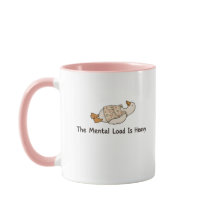 Funny Mom Coffee Mug Overstimulated Motherhood