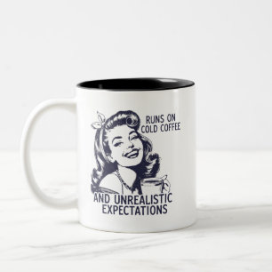 Funny Mom Coffee Mug Overstimulated Motherhood