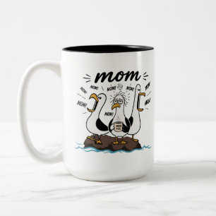 Funny Mom Coffee Mug Overstimulated Motherhood