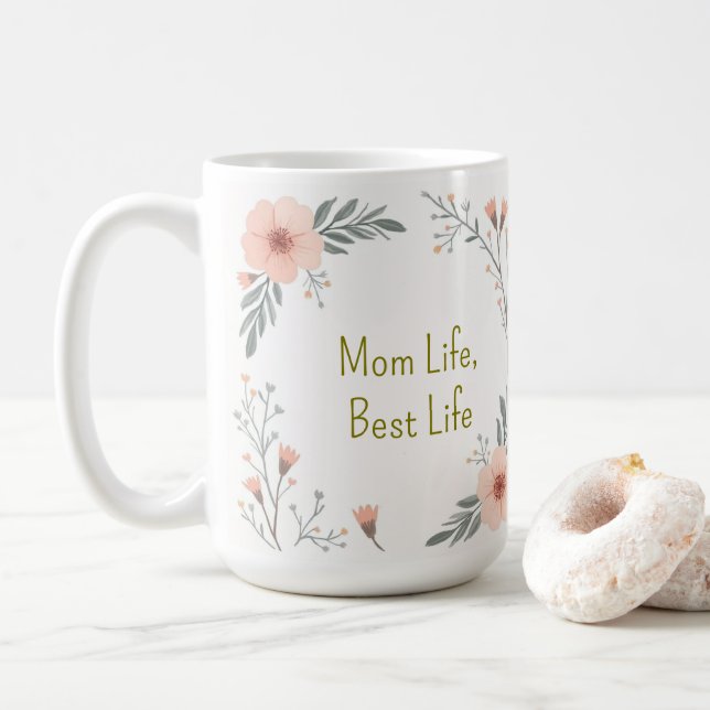 Funny Mom Cute Mother’s Day Gift Coffee Mug (With Donut)