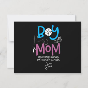 Funny Mom of Boys Proud Mom Good Mothers Day