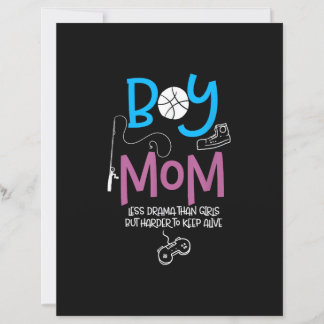 Funny Mom of Boys Proud Mom Good Mothers Day