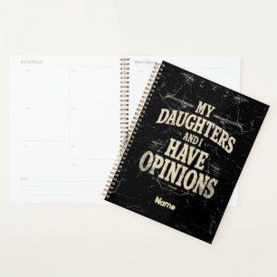 Funny Mom of Daughters Gift Mother's Day of Girls Planner