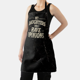 Funny Mom Quote for Moms with Daughters Gift Apron