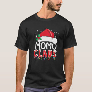 Funny Momo Claus Christmas Xmas Pyjamas Santa T-Shirt