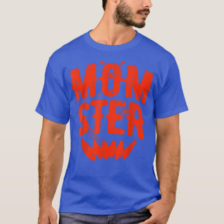 Funny Momster Halloween Family Mum Matching Costum T-Shirt