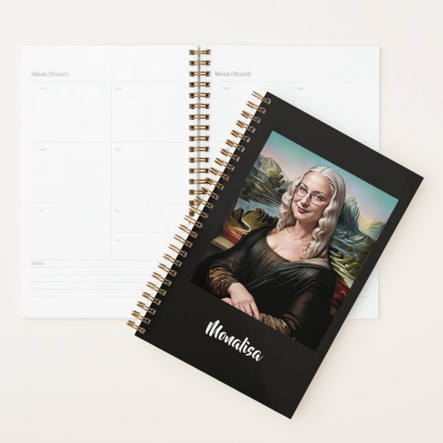 Funny Mona Lisa Planner (Display)