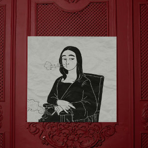 Funny Mona Lisa Poster