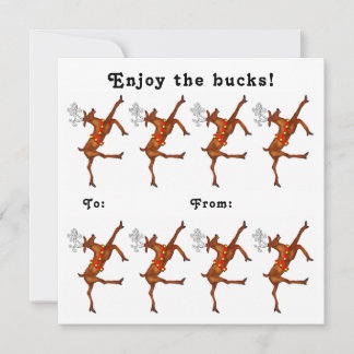 Funny Money Cash Gift Holiday Cards