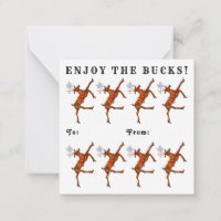 Funny Money Christmas Holiday Cards