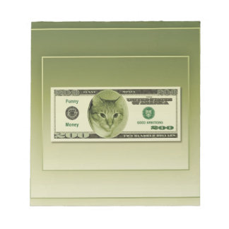 Funny Money Notepad