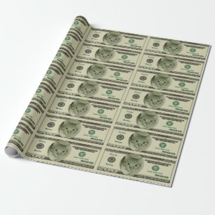 Funny Money Wrapping Paper
