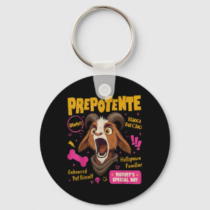 Funny Mongo is Appalled Princess Cat Riding Key Ring