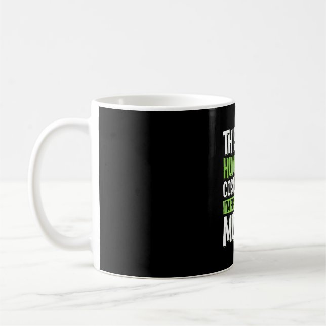 Funny Monkey Costume Halloween Vector Coffee Mug (Left)