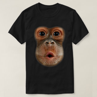 Funny Monkey Face Viral Meme Art T-Shirt