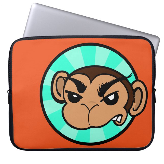 FUNNY MONKEY LAPTOP SLEEVE (Front)