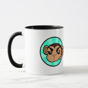 FUNNY MONKEY RINGER MUG