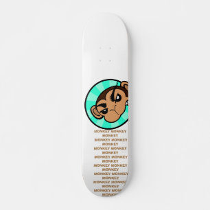 FUNNY MONKEY SKATEBOARD