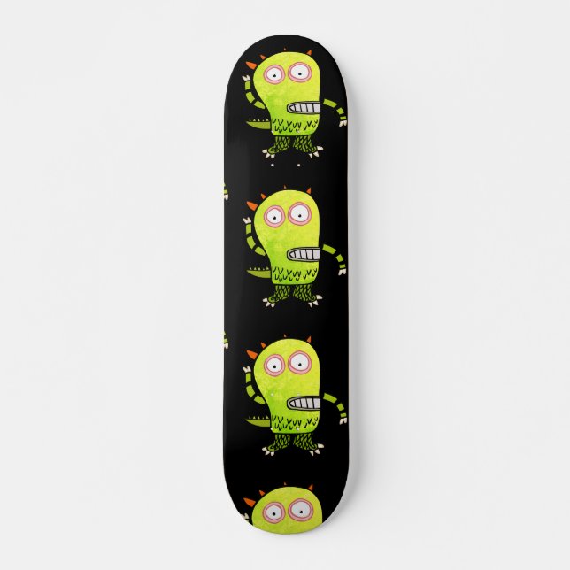 FUNNY MONSTER ALIEN Skateboards (Front)