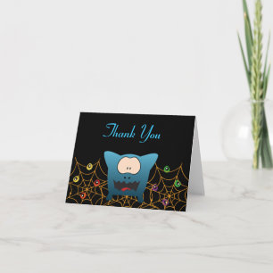 Funny Monster Baby Shower Thank You Cards