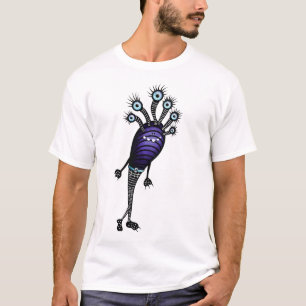 Funny Monster Cartoon Character Dressed Up T-Shirt