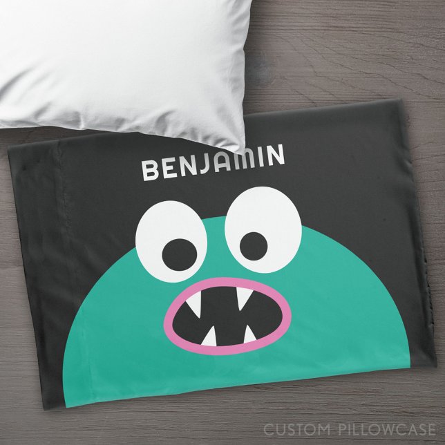 Funny Monster - Custom Name Cute Pillowcase (Custom Pillowcase)