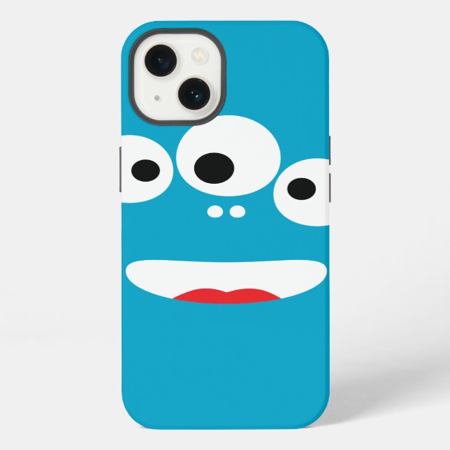 Funny Monster Face iPhone Case (Back)