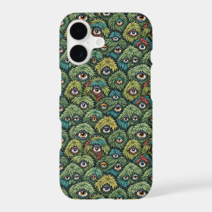 Funny Monster   Furry Rainbow Creatures Phone Case