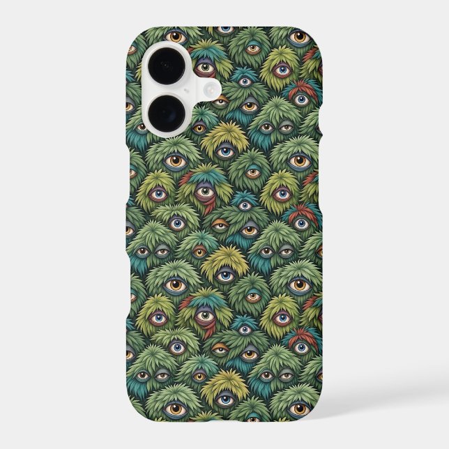 Funny Monster | Furry Rainbow Creatures Phone Case (Back)