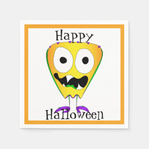 Funny, Monster, Halloween Napkin