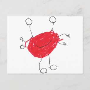 Funny Monster Postcard