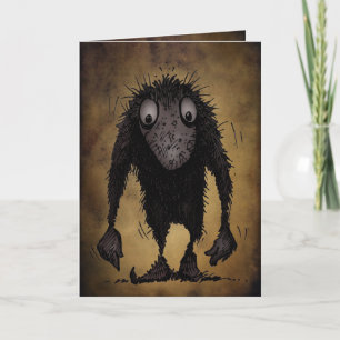 Funny Monster Troll Card