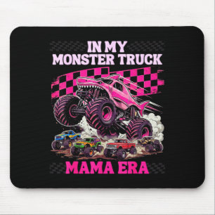 Funny monster truck mama cute girl boy mum mouse pad