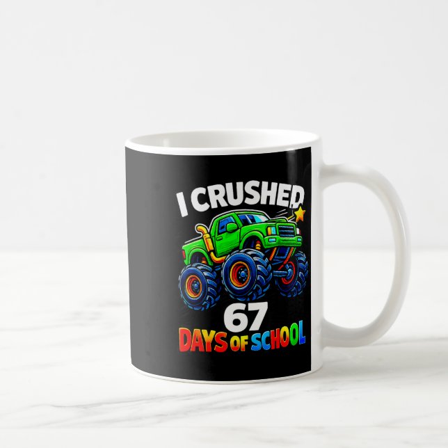Funny Monster Truck Six Seven Meme Boys Kids Schoo Coffee Mug (Right)