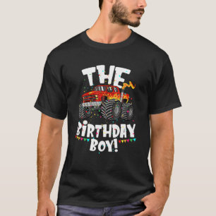Funny Monster Truck The Birthday Boy Gift For Him  T-Shirt