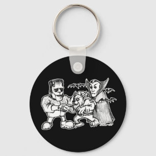 Funny Monsters Key Ring