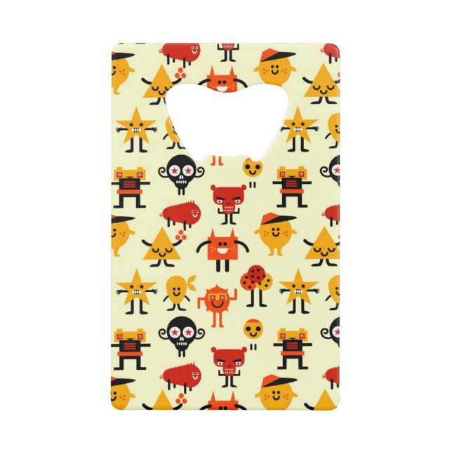 Funny monsters pattern (Front)