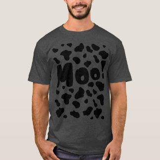 Funny moo cow pattern for lazy halloween costume T-Shirt