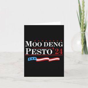 Funny Moo Deng Pesto 24 Penguin Ba  Card
