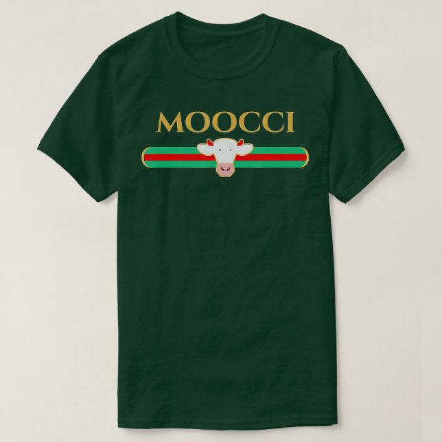 Funny Moocci Cows Farm  T-Shirt (Design Front)