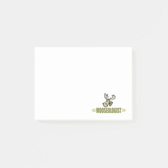 Funny Moose Post-it Notes (Front)