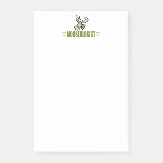 Funny Moose Post-it Notes (Front)