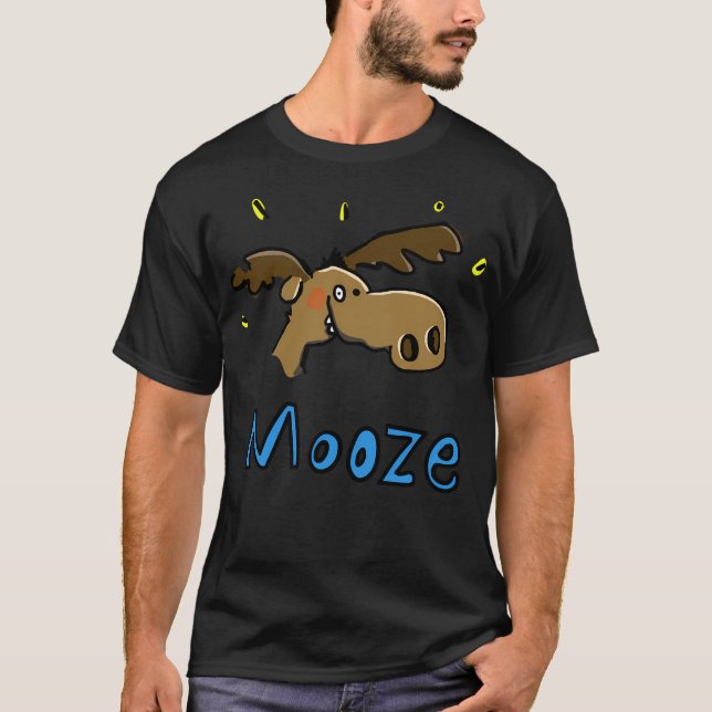 Funny Moose T-Shirt (Front)