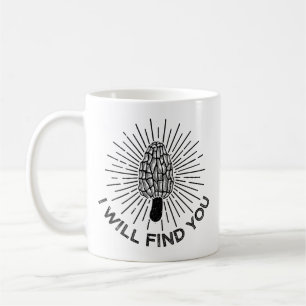 Funny Morel Mushroom Cool Mushroom Hunting Coffee Mug
